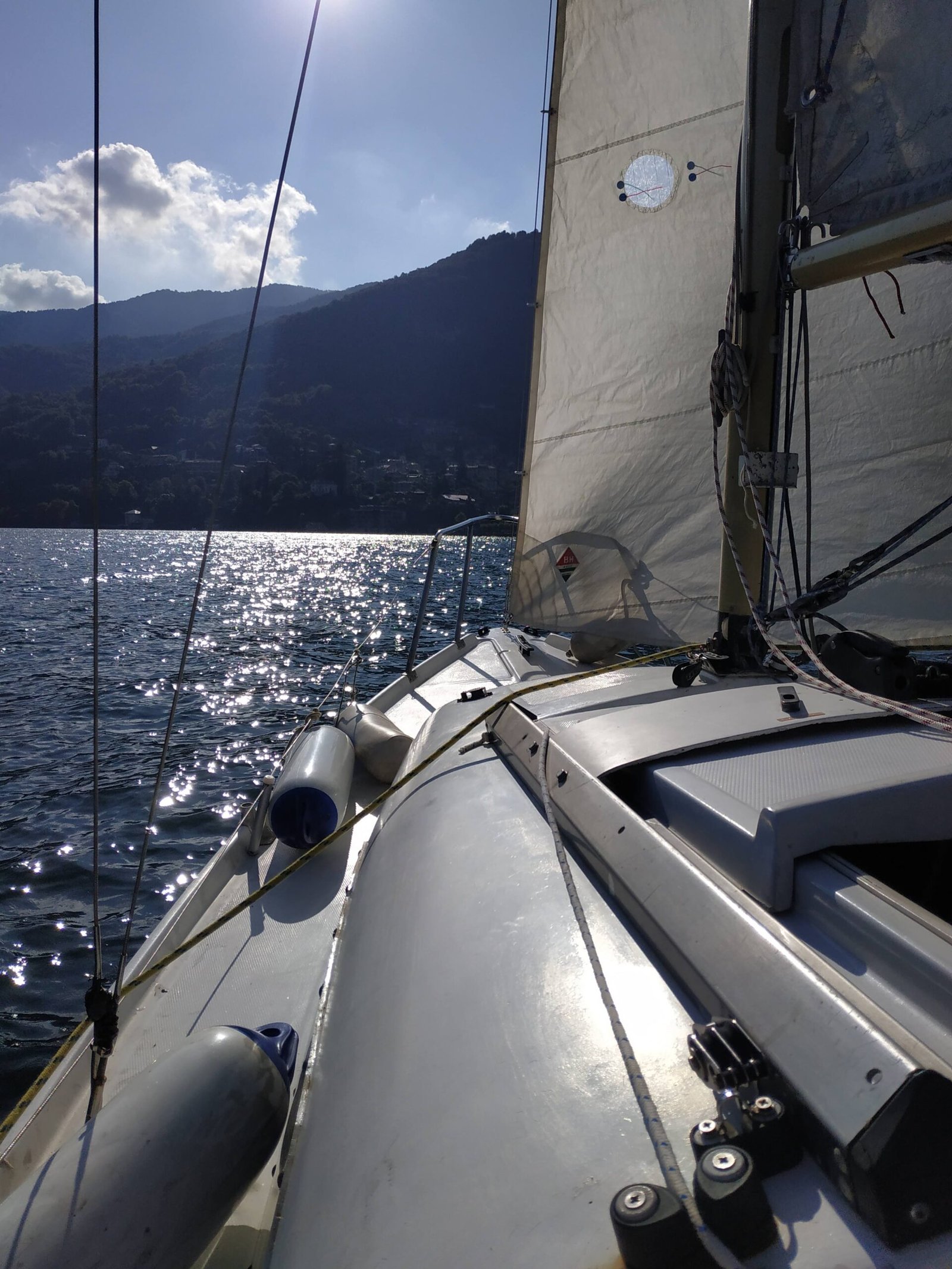 Sailing on Lake Como
