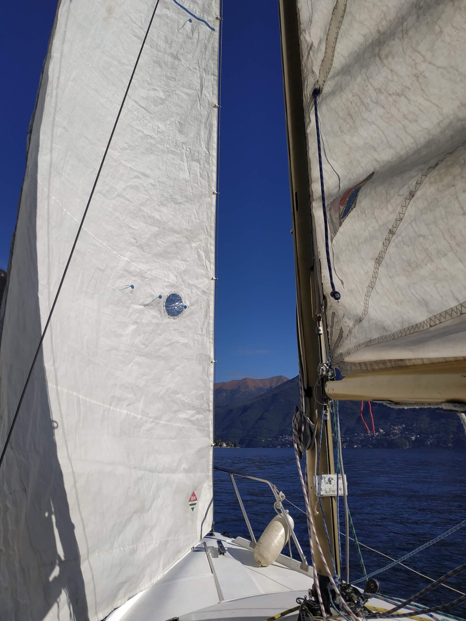 Approaching Villa d'Este by boat
