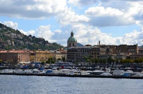 Vista sulla città di Como